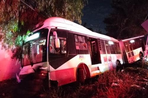 Incidente de tránsito ocurrido con el Mexibús, dejó 7 lesionados; conductor, el más afectado